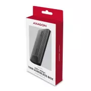 Карман внешний AXAGON USB-C 10Gbps metal box for M.2 NVMe & SATA SSD THIN SCREWLESS (EEM2-GTS2) (UA)