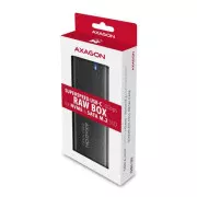 Карман внешний AXAGON USB-C 3.2 Gen 2 metal box for M.2 NVMe & SATA SSD RAW (EEM2-SB2) (UA)
