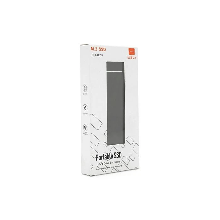 Карман зовнішній Voltronic SHL-R320 USB 3.0 to M.2 NGFF чорний (YT-USB3.0M.2 NGFF/B) (UA)