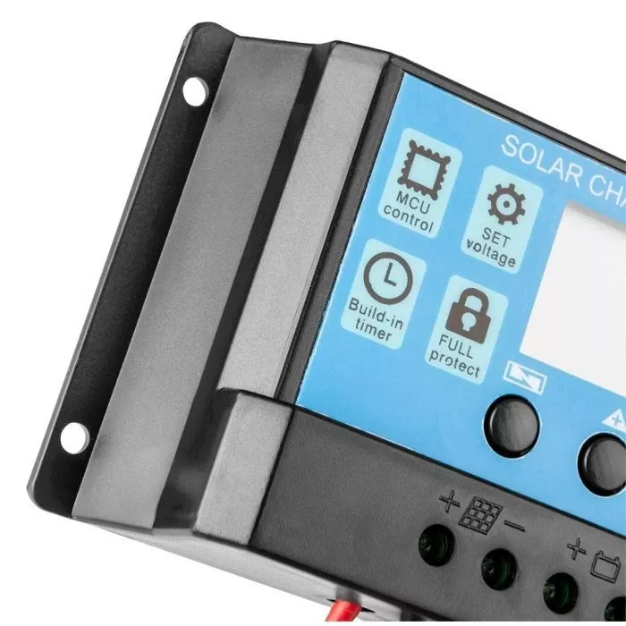 Контроллер заряда Neo Tools 20А, 12/24В(OPEN,AGM,GEL), 2xUSB (90-150) (UA) Максимальный ток заряда: 20 А; Тип