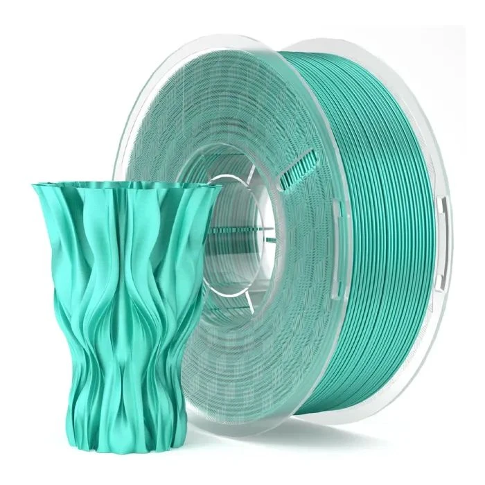Пластик для 3D-принтера ELEGOO PLA silk gloss 1кг, 1.75мм, зелений м'ятний (50.203.0286) (UA)
