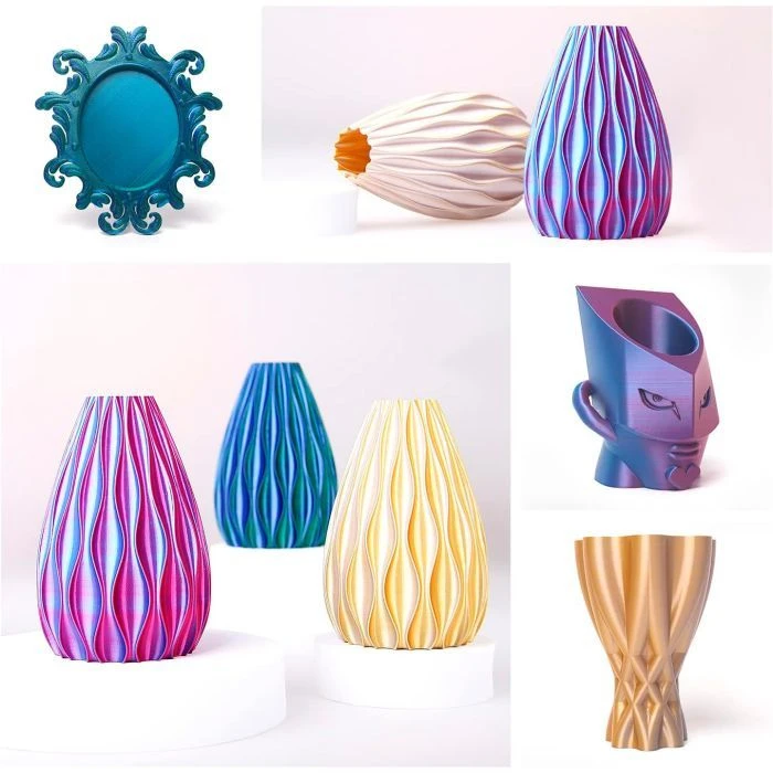 Пластик для 3D-принтера eSUN ePLA-Silk metal color, 1,75мм, 1кг, gold (ePLA-Silk-P175J1) (UA)