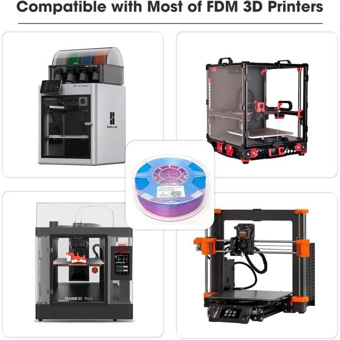 Пластик для 3D-принтера eSUN ePLA-Silk metal color, 1,75мм, 1кг, gold (ePLA-Silk-P175J1) (UA)