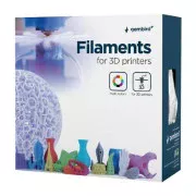 Пластик для 3D-принтера Gembird PLA+, 1.75 мм, 1 кг, сріблястий (3DP-PLA+1.75-02-S) (UA)