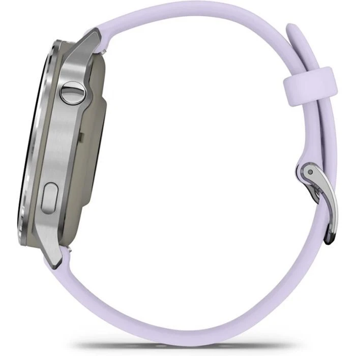 Смарт-годинники Garmin Venu 4 (41mm), Сірий з Сріблом + Перивінк, GPS (010-03013-01) (UA)