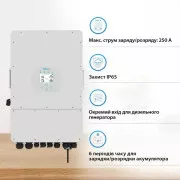 Сонячний інвертор Deye SUN-12K-SG02LP1-EU-AM3 12kW (SUN-12K-SG02LP1-EU-AM3) (UA)