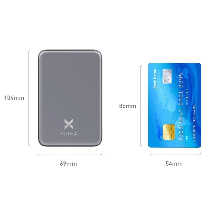 Vinga 5000 mAh 20W/15W Wireless (VPBB520WL) (UA)