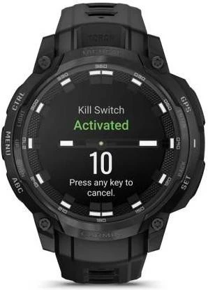 Смарт-часы Garmin Instinct Crossover AMOLED Tactical Edition Black (010-03398-02) (UA)