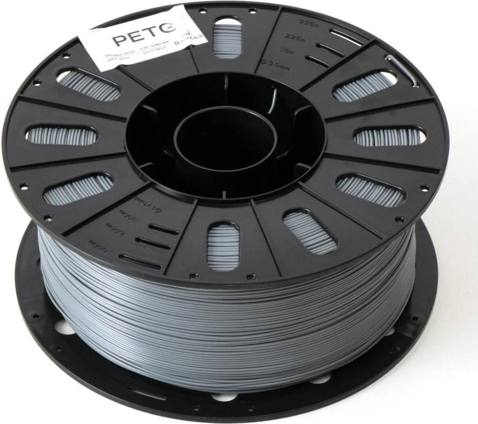Філамент DRUKAR PETG 1.75мм 2.5кг Gray (DRKPETG2,5GR1) (UA)