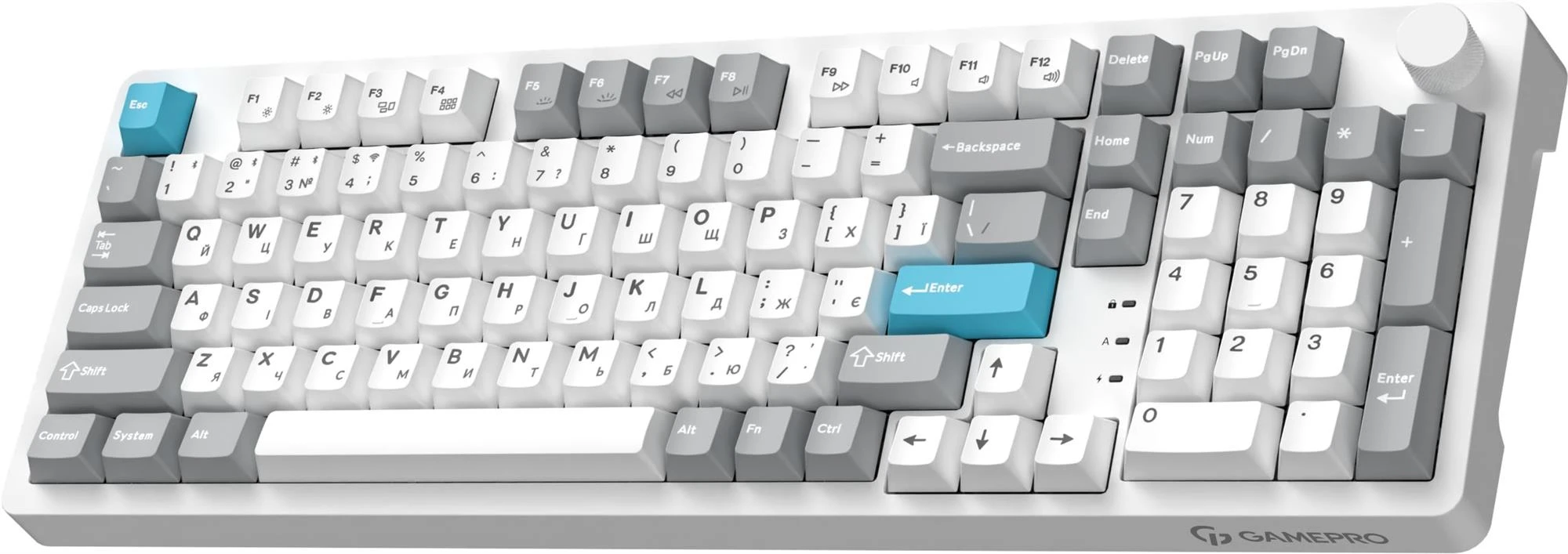 GamePro Asgard Drakkar Keychron Super Red Switch White (MK305WH) (UA)