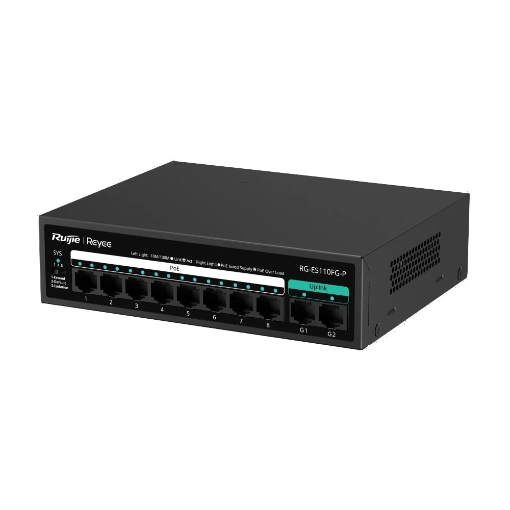 Комутатор Ruijie Reyee RG-ES110FG-P (UA)