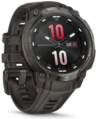 Смарт-годинники Garmin Instinct Crossover AMOLED Charcoal (010-03398-00) (UA)