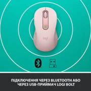 Logitech Signature M650 Wireless Mouse Rose (910-006254)