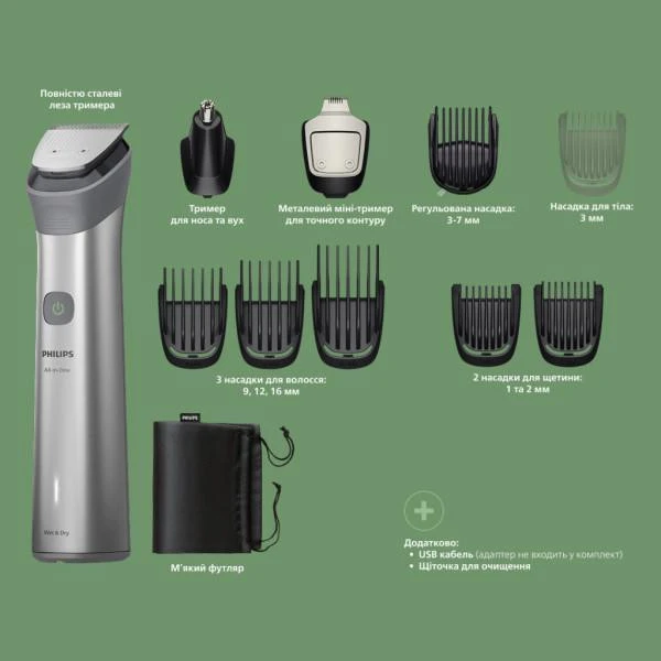 Машинка для стрижки Philips All-in-One Trimmer 5000 Series MG5921/15