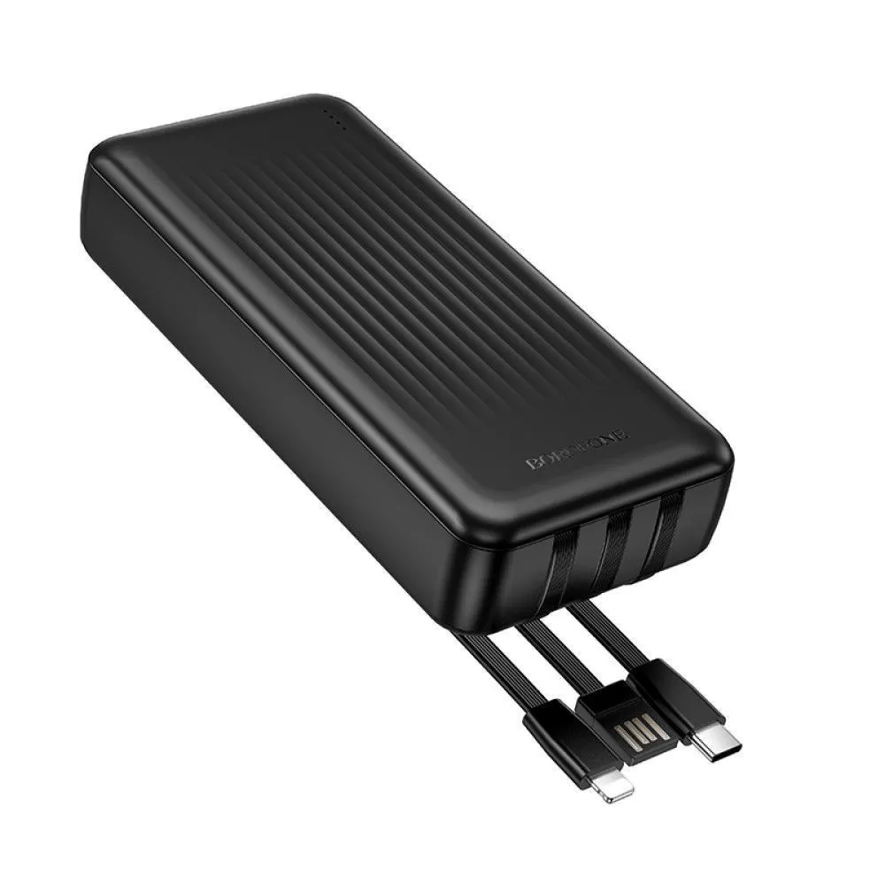 Borofone BJ79A Clever 20000mAh (with 3 cables) Black