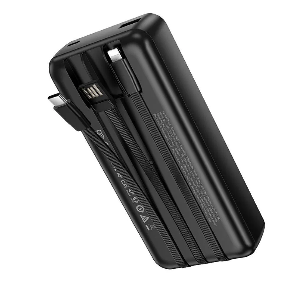 Borofone BJ79A Clever 20000mAh (with 3 cables) Black