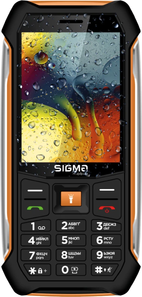 Sigma mobile X-style 323 RAIN Black-Orange (4827798885727) (UA) Бренд: Sigma mobile; Лінійка: X-style 323 RAIN;