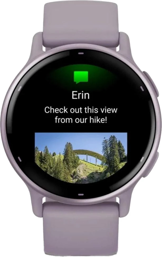 Смарт-часы Garmin vivoactive 5 Metallic Orchid Aluminum Bezel with Orchid Case and Silicone (010-02862-13/53)