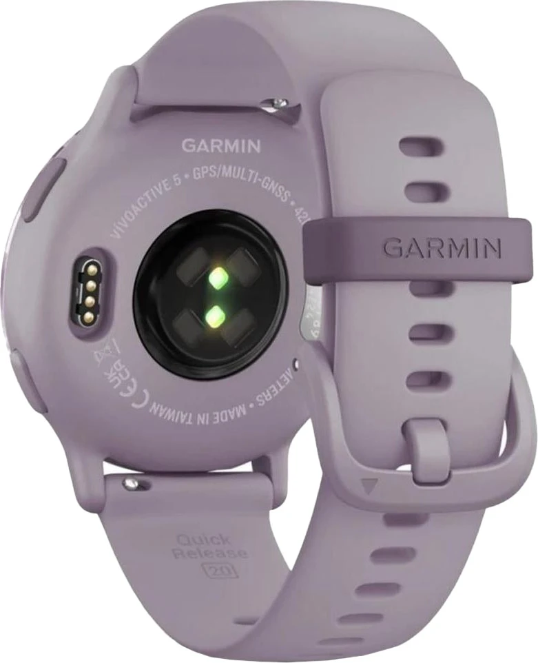 Смарт-часы Garmin vivoactive 5 Metallic Orchid Aluminum Bezel with Orchid Case and Silicone (010-02862-13/53)