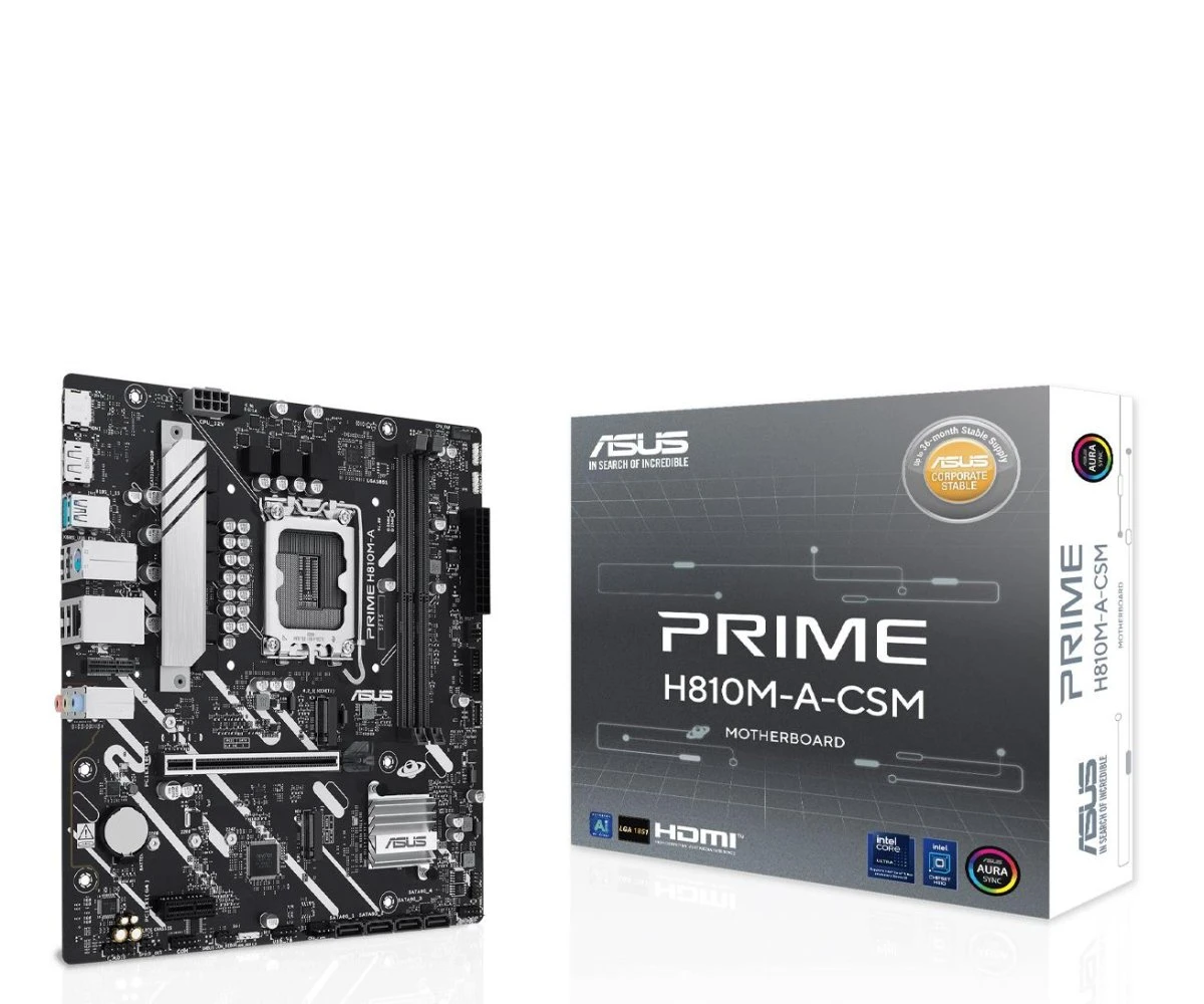 ASUS PRIME H810M-A-CSM EU Конструкция блока питания: 6+1+1+1;