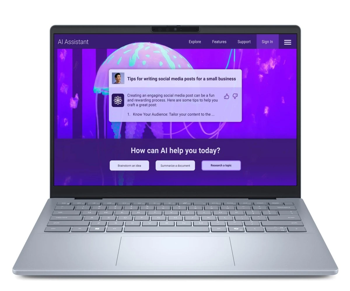 Dell 14 Plus Ultra 7 256V/32GB/1TB/Win11 Touch (DB14250_LNL_207_HOM) Назначение продукта: NPU -