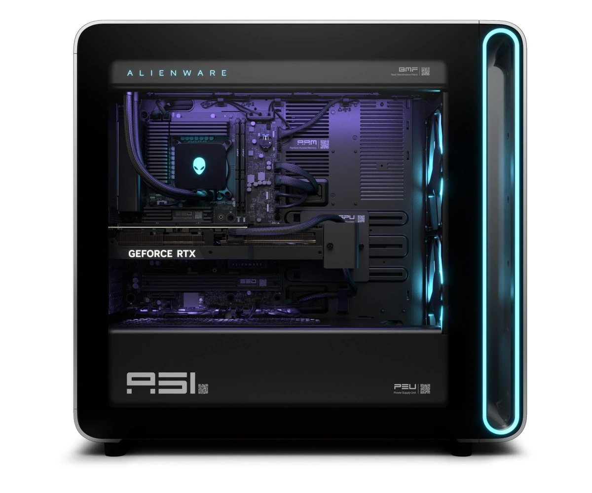 Dell Alienware Area-51 Ultra 9-285K/64GB/2TB+4TB/Win11 RTX5090 (Alienware-51R8-3837) EU Процессор: Intel Core Ultra 7 265K (20 ядер,