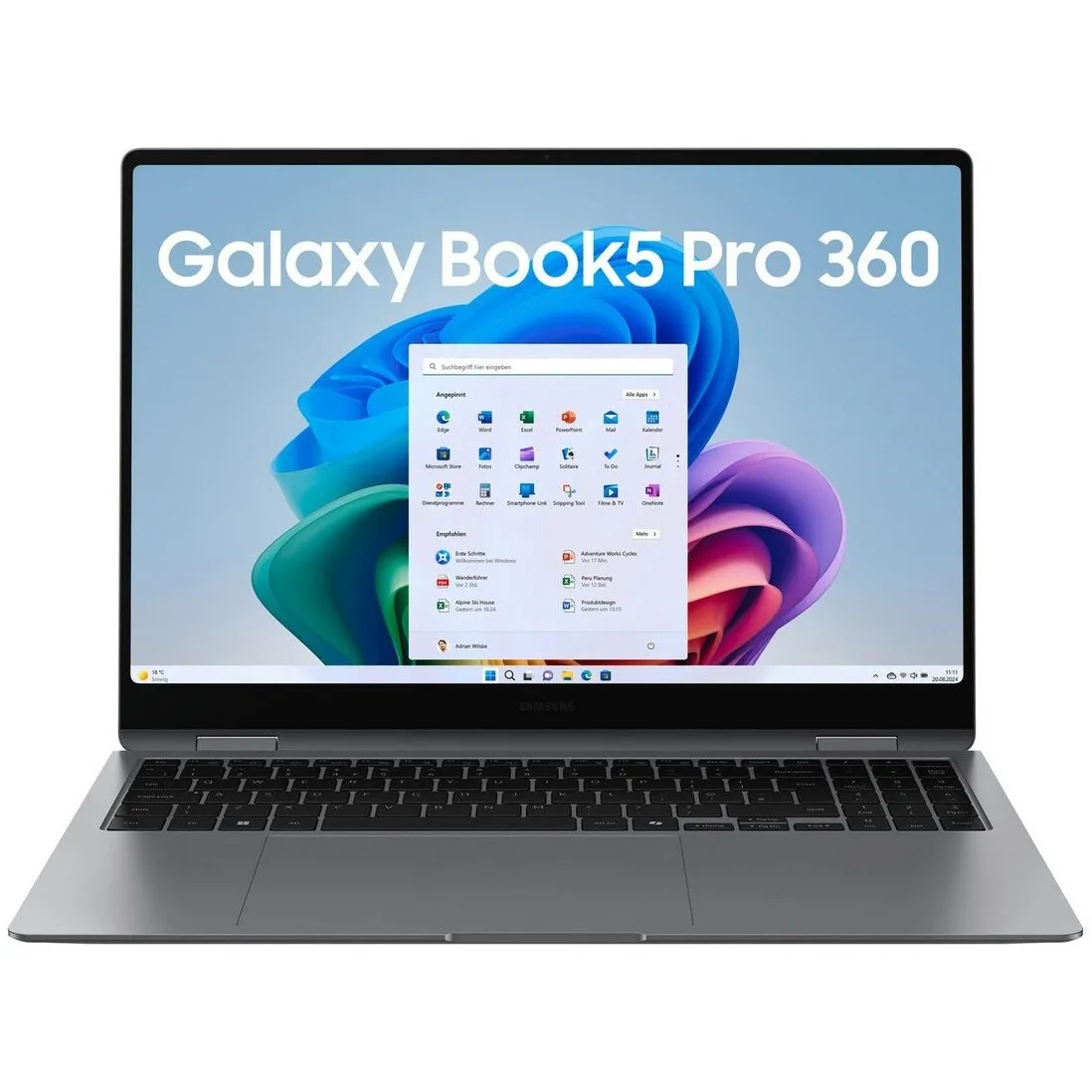 Samsung Galaxy Book5 Pro 360 (NP960QHA-KG2DE) Діагональ екрану: 16.0 Amoled
