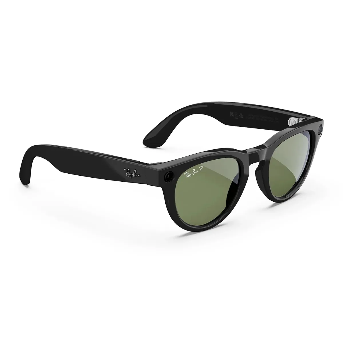 Ray-Ban Meta Headliner Gen 2 Low Bridge Fit Standard Shiny Black Frame/G-15 GreenLenses (RW4013F 601/71 51-23)