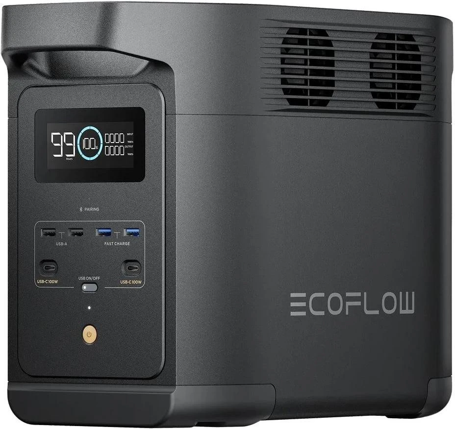 Зарядная станция EcoFlow DELTA 2 Black International version (EFE980-IN) Бренд: EcoFlow; Розетка AC 230В: 4; USB