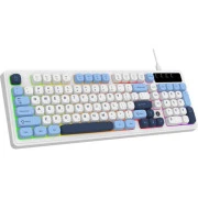 а Ajazz AF98 USB UA White/Blue (AF98-GB) (UA)