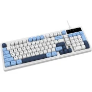 а Ajazz AF98 USB UA White/Blue (AF98-GB) (UA)