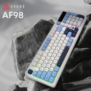 а Ajazz AF98 USB UA White/Blue (AF98-GB) (UA)