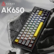 а Ajazz AK650 Moon Yellow Switch USB UA Black/Grey/Yellow (AK650-MY-GWY) (UA)