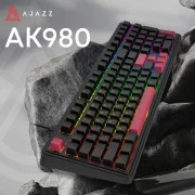 а Ajazz AK980 Red Switch USB UA Black (AK980-R-BR) (UA)