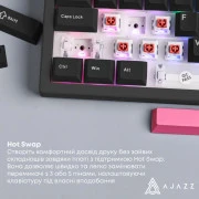 а Ajazz AK980 Red Switch USB UA Black (AK980-R-BR) (UA)