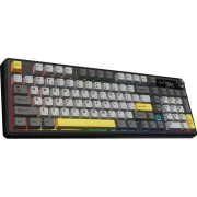 а Ajazz AK980 V2 Gift Switch V2 Wireless/Bluetooth/USB UA Black/Grey/Yellow (AK980-V2-G-BGY) (UA)