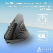 а Ajazz i300 Wireless/Bluetooth/USB Black (i300-B) (UA)