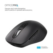 а OfficePro M265B Wireless/Bluetooth Silent Click Black (M265B) (UA)