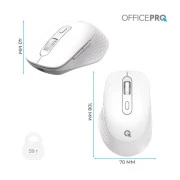 а OfficePro M265W Wireless/Bluetooth Silent Click White (M265W) (UA)