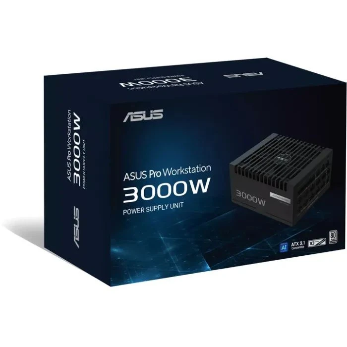 ASUS 3000W PRO-WS-3000P (90YE00Z0-B0EA00) (UA) Мощность: 3000 Вт; Модуль PFC: