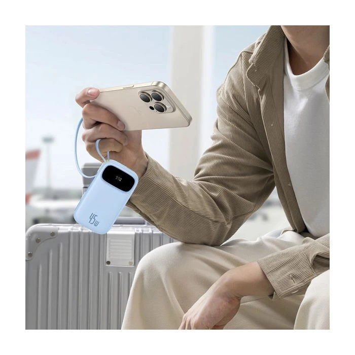 Baseus EnerFill FC31 Qpow 3 20000mAh 45W PD/3.0 QC/4.0 Blue (E0028D03) (UA) Ёмкость: 20000 mAh; Выходной ток: 3 A;