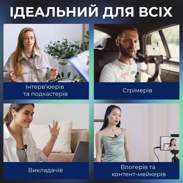 Boya BY-M1 Pro II Black (BY-M1 Pro II) (UA) Тип: конденсаторный; Назначение: