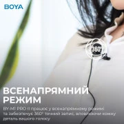 Boya BY-M1 Pro II Black (BY-M1 Pro II) (UA)