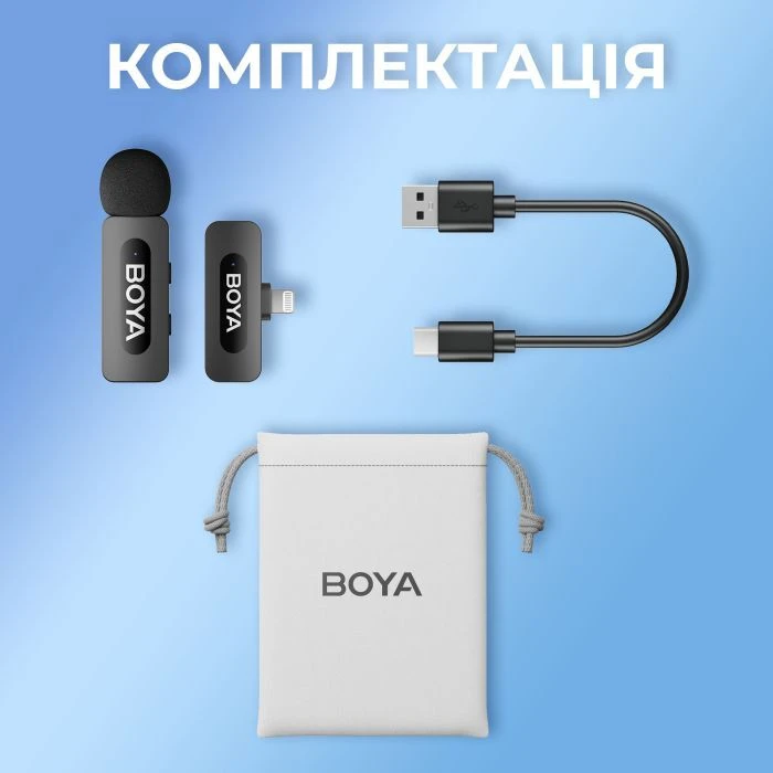 Boya BY-V1 Lightning Black (BY-V1) (UA) Тип: конденсаторный; Назначение: