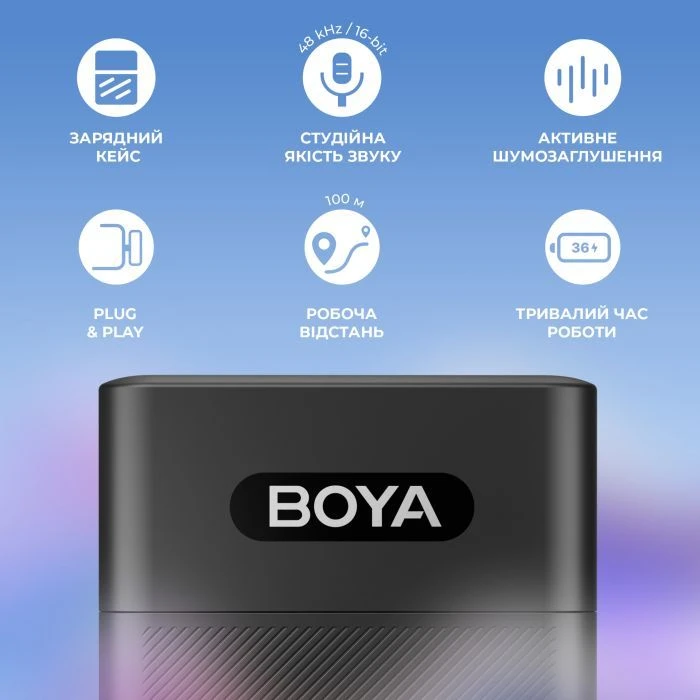 Boya BY-V35 3,5 мм/TRS Black (BY-V35) (UA)