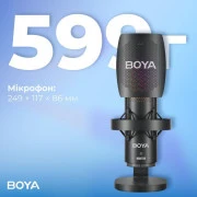 Boya K9 RGBType-C/3,5 мм Чорний (BOYA K9) (UA)