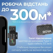 Boya mini-12 Type-C/Lightning Black (mini-12) (UA)