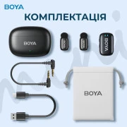 Boya mini-18 3,5 мм/TRS/Type-C Black (mini-18) (UA)