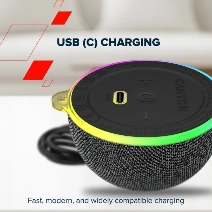 Canyon OnMove 13 Black (CNE-CBTSP13B) (UA) Підключення: бездротове;