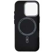 Чохол для мобільного телефону Armorstandart LikeCarbon2 MagCase Apple iPhone 15 Pro Kevlar Black (ARM88589) (UA)